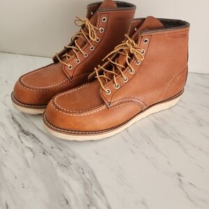 A8 Mens‎ RED WING CLASSIC MOC - BROWN Sz 10